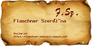 Flaschner Szeréna névjegykártya